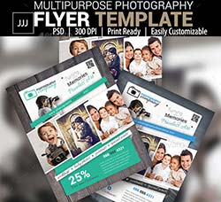 婚纱摄影公司业务传单模板：Photography Business Flyer 15
